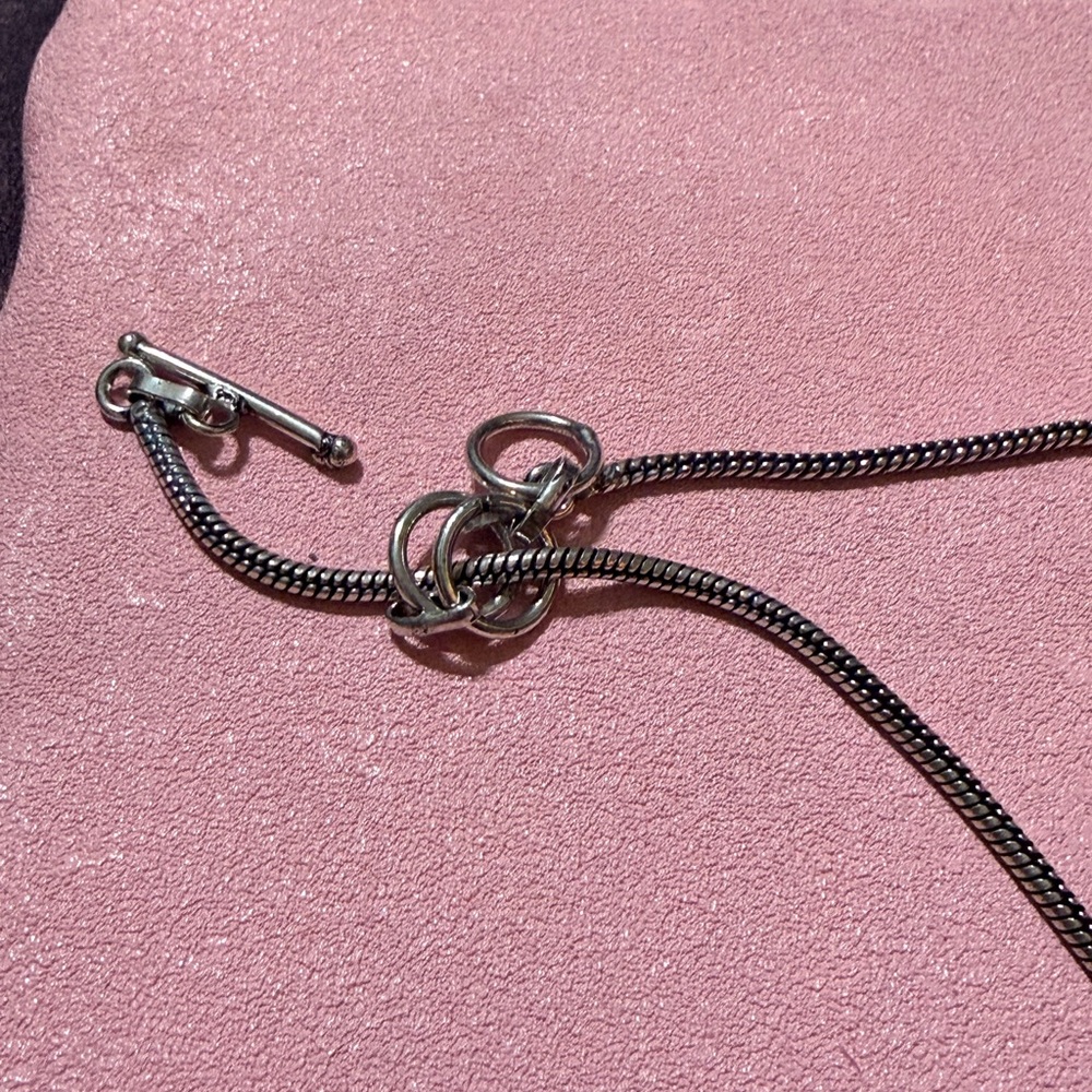Sterling silver Black Onyx necklace - Picture 3 of 3